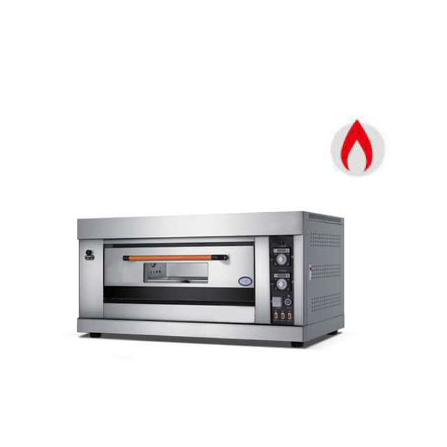 Horno de piso estándar a gas comercial de 1 piso