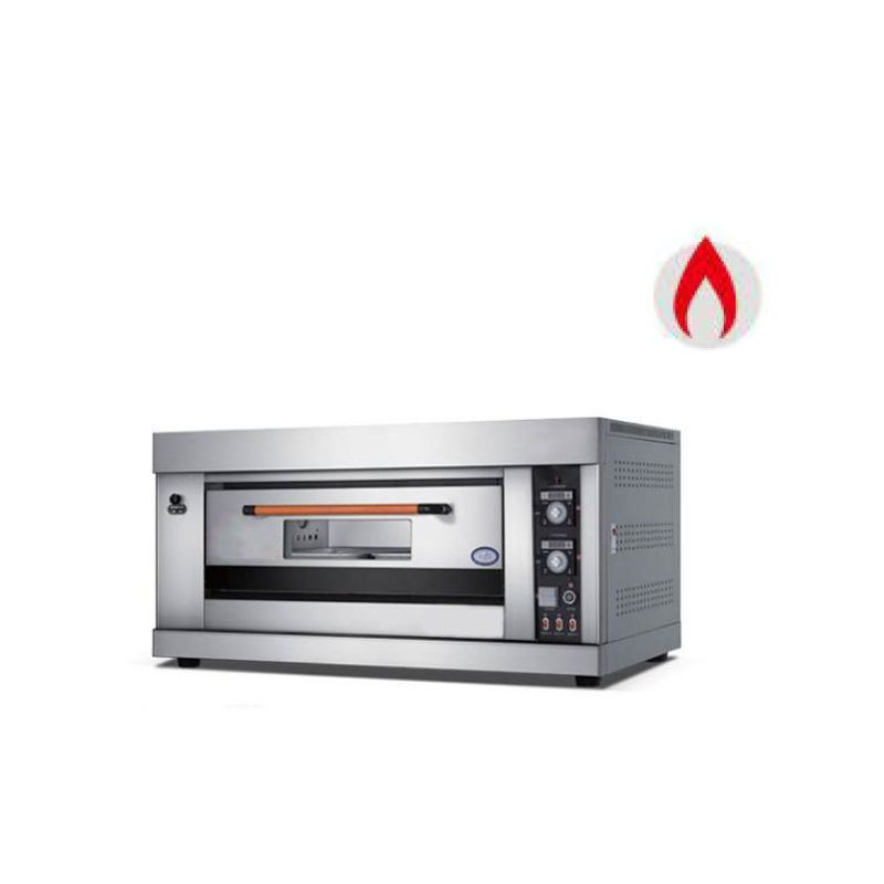 Horno de piso estándar a gas comercial de 1 piso