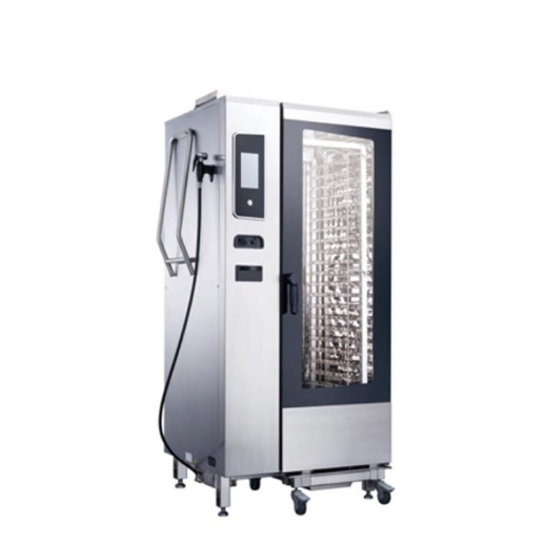 Horno combinado eléctrico comercial de 64,6 kW y 40 bandejas
