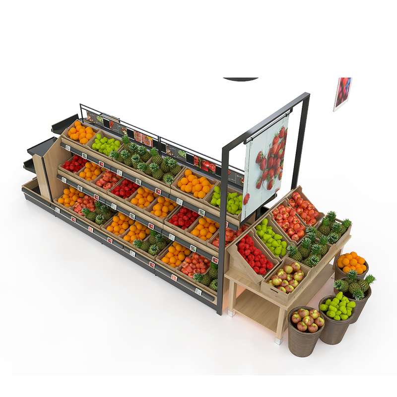 Soporte de exhibición de productos para granja