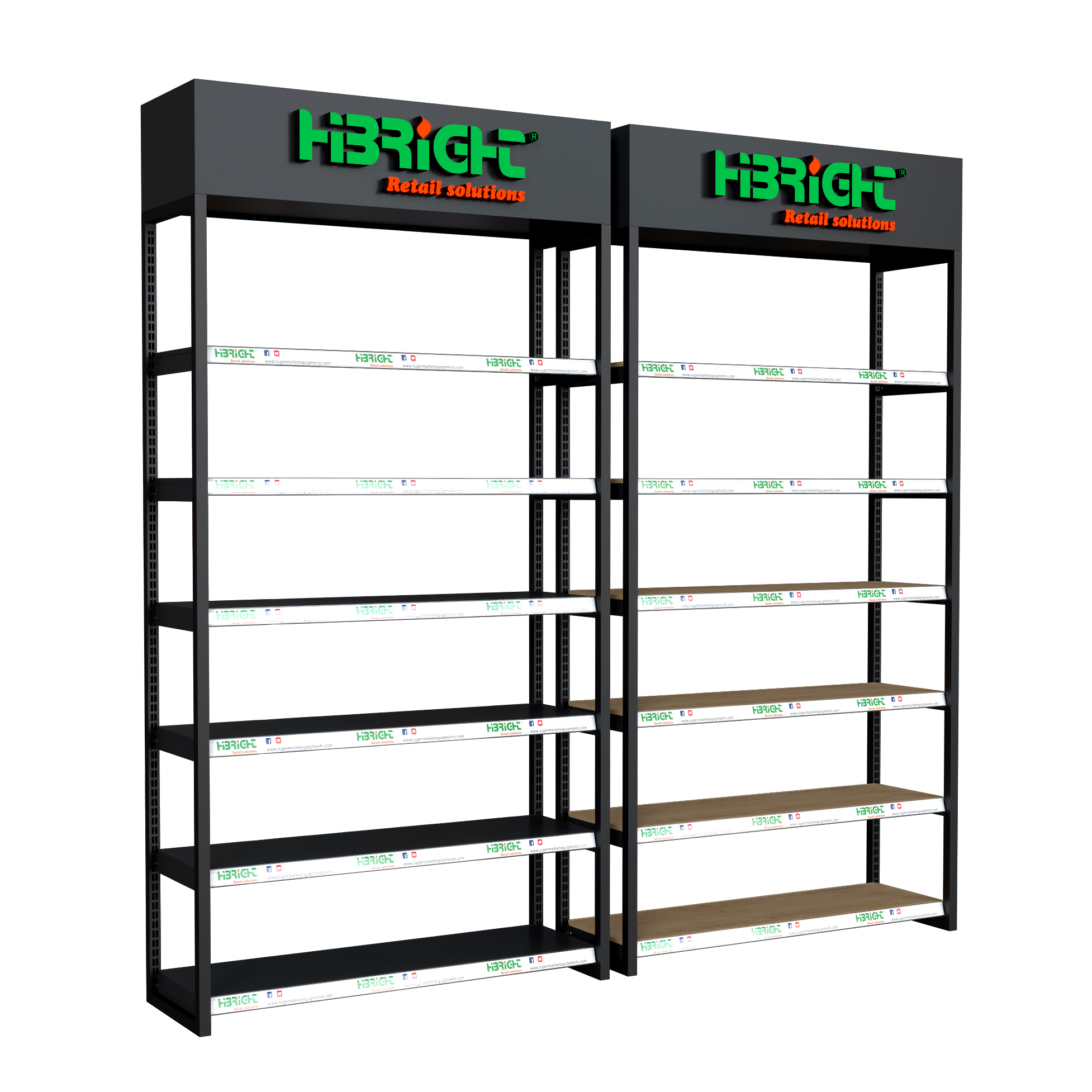 Estante de exhibición para tienda de autopartes