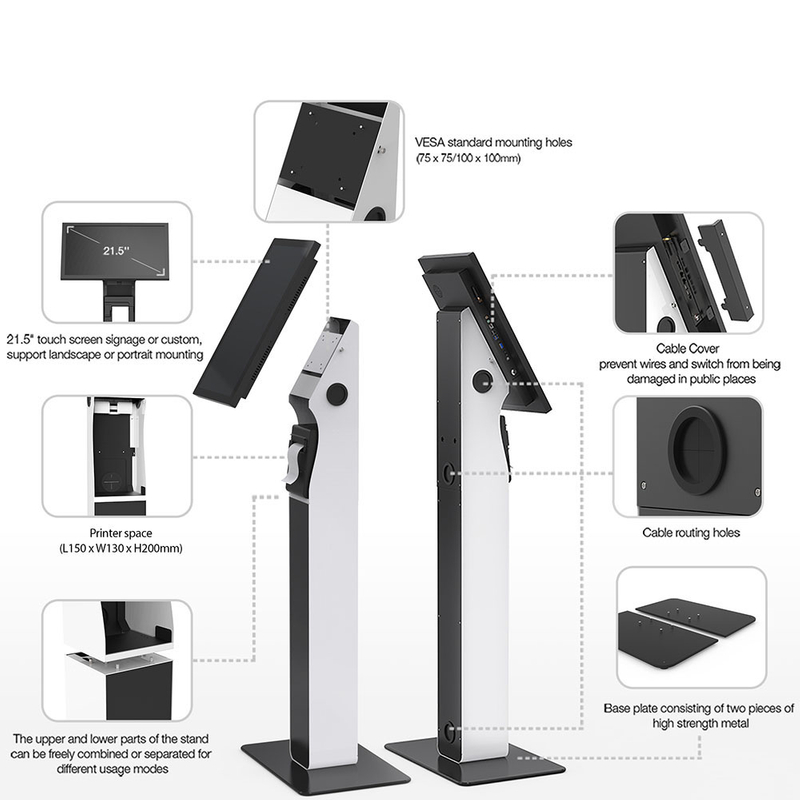 Sistema POS de mostrador de caja y autoservicio