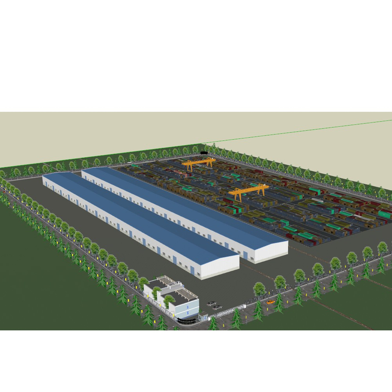 Supermercado de estructura de acero