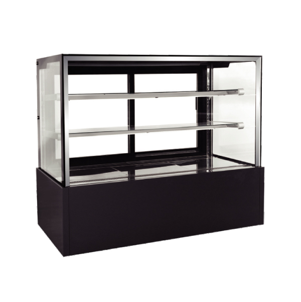 Enfriador de gabinete para pasteles de 2 ~ 8 ℃ con vidrio recto