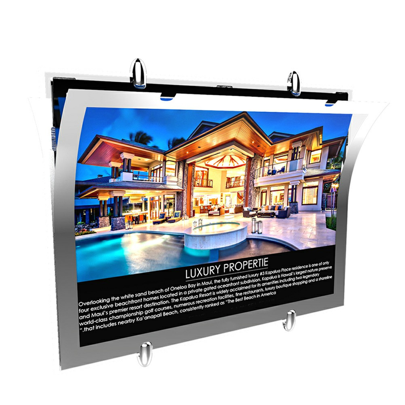 Caja de luz publicitaria ultrafina