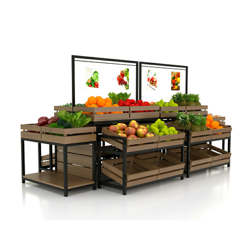 Soporte de exhibición de frutas de nuevo diseño 2020