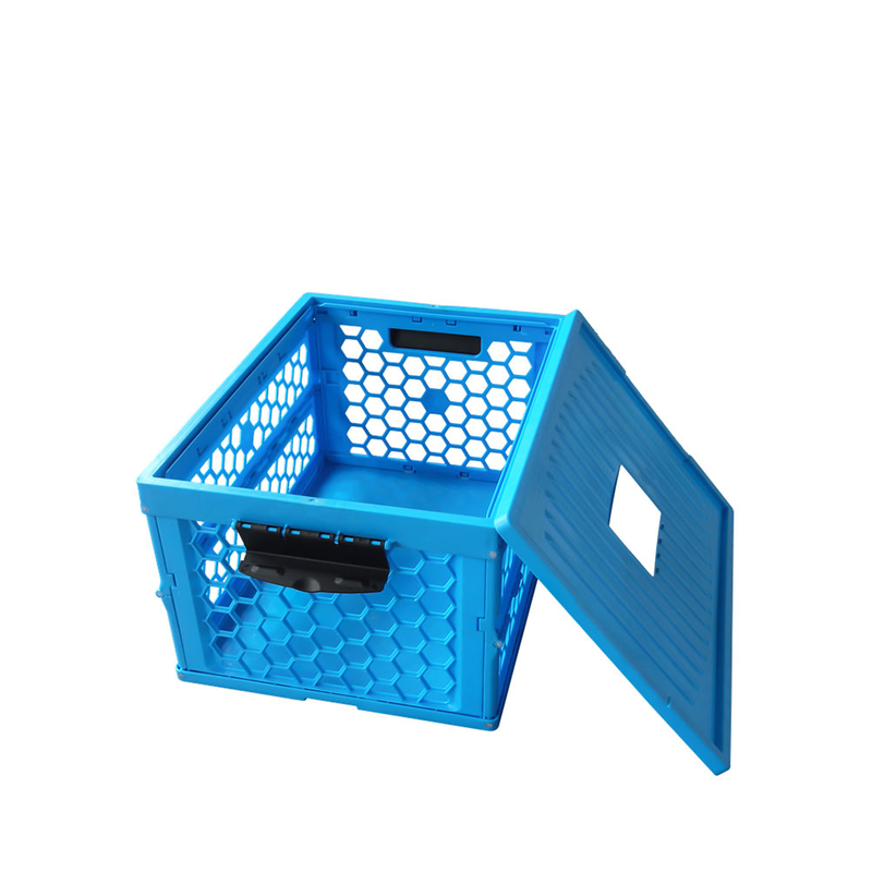 2022 Caja de almacenamiento de plástico plegable de nuevo diseño con tapa