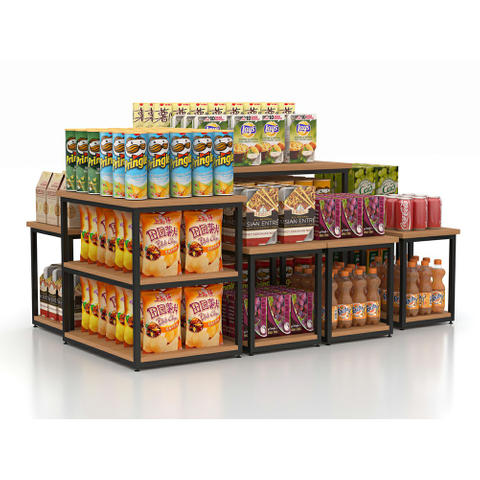 Mesa de exhibición para supermercado