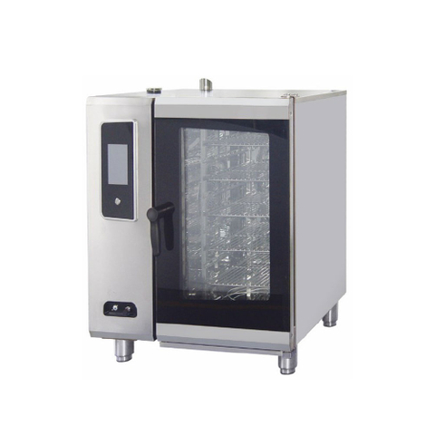 Horno combinado pequeño eléctrico comercial de 6,1 kW y 5 bandejas