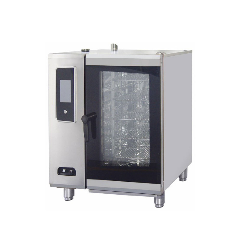 Horno combinado pequeño eléctrico comercial de 6,1 kW y 5 bandejas