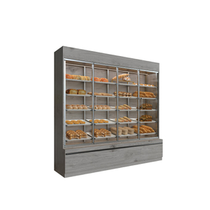 Vitrina de madera para panadería