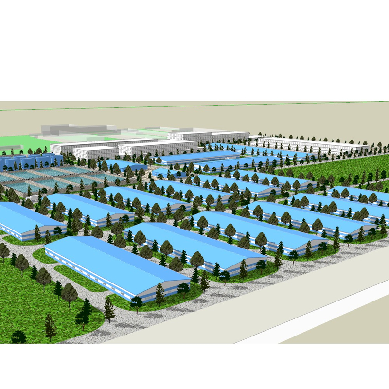 Supermercado de estructura de acero