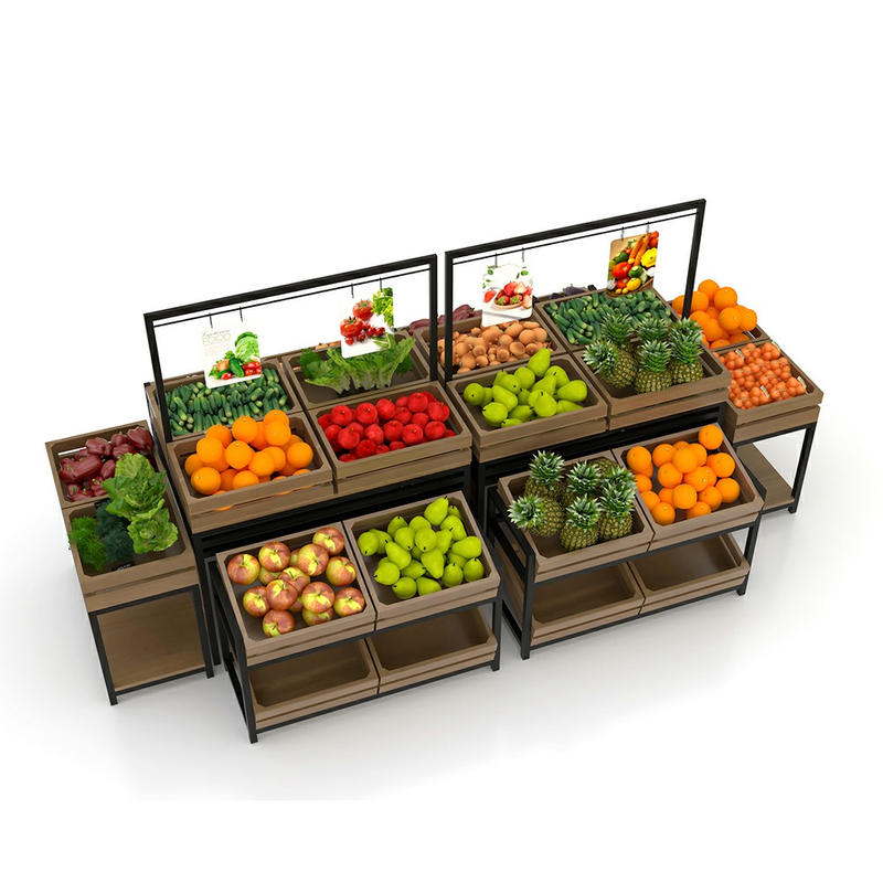 Soporte de exhibición de frutas de nuevo diseño 2020