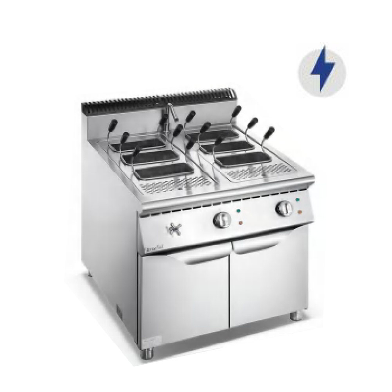 Cocedor de pasta eléctrico con mueble