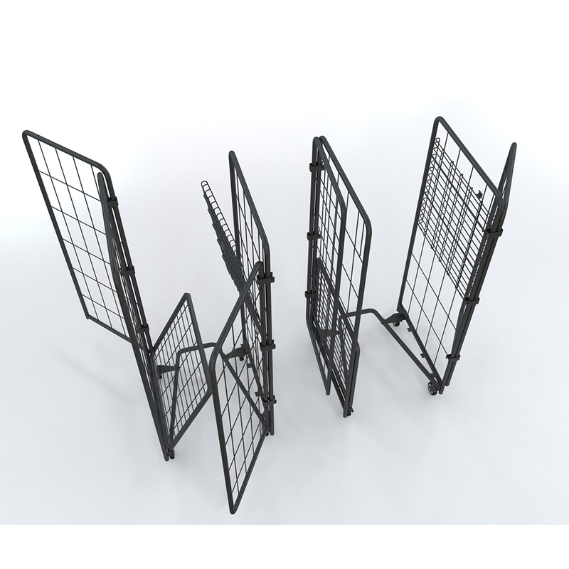 Contenedor rodante logístico plegable