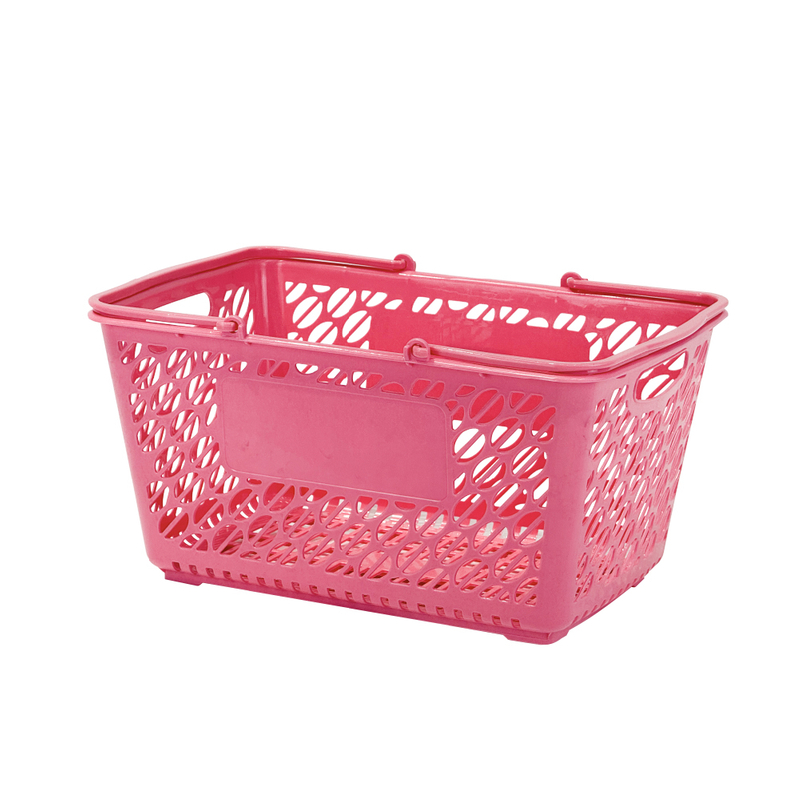 Cesta de compras de plástico de 18 litros para tienda de conveniencia