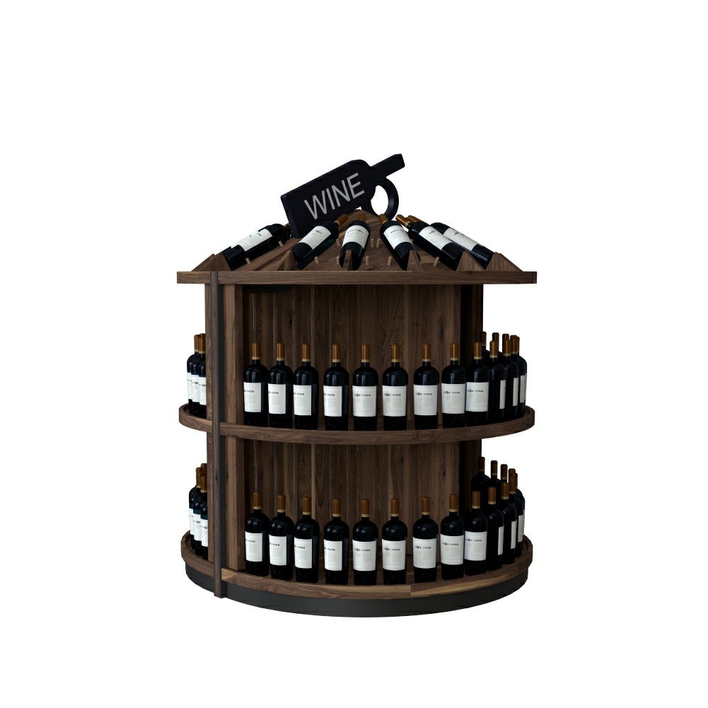 Soporte de vino de exhibición personalizado