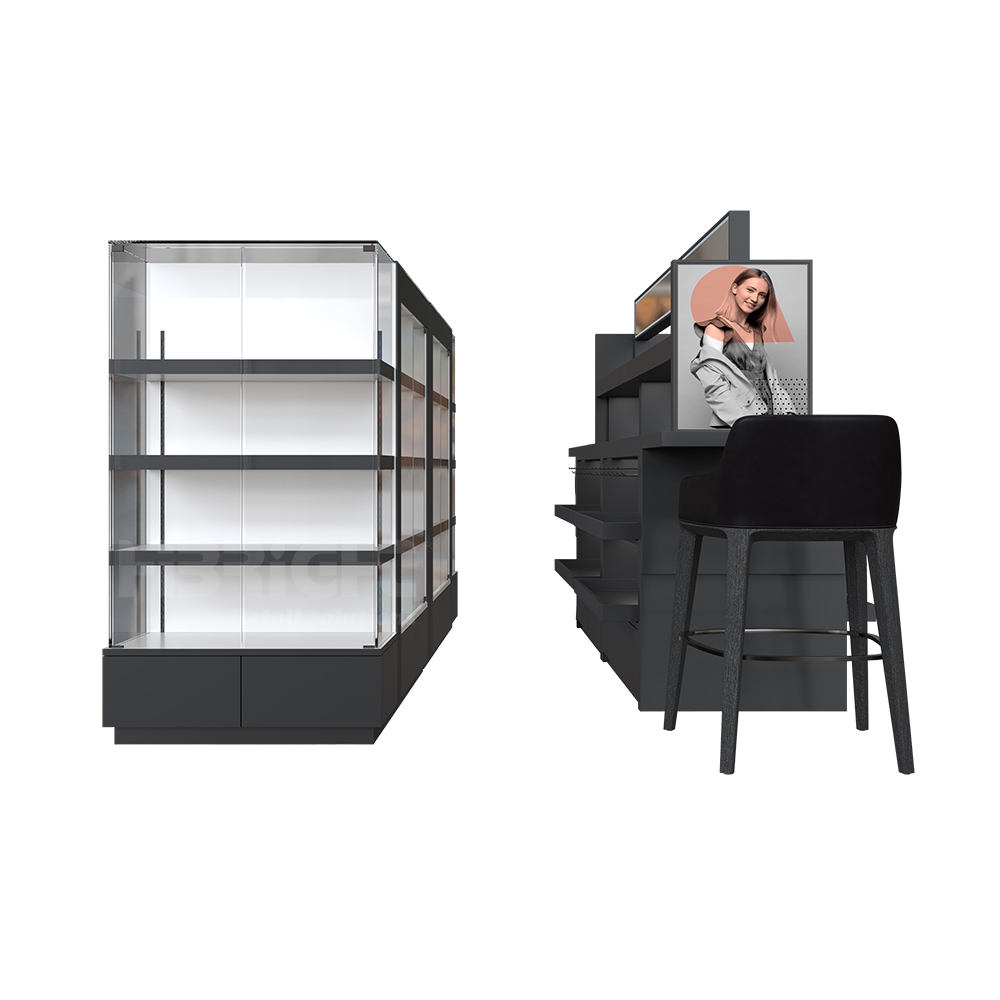 Estante de exhibición para tienda de productos de belleza