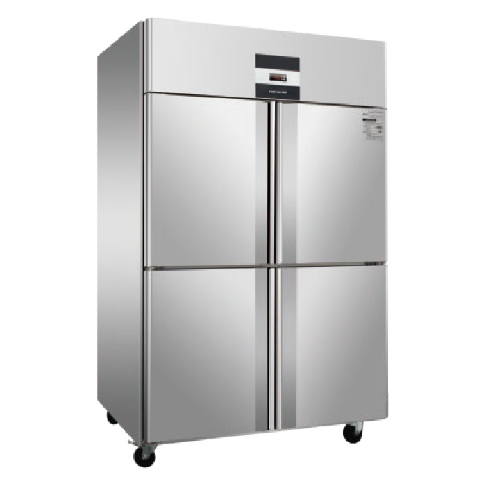Refrigerador retráctil comercial de acero inoxidable sin escarcha