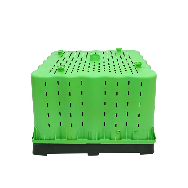 Caja de paletas de plástico apilable