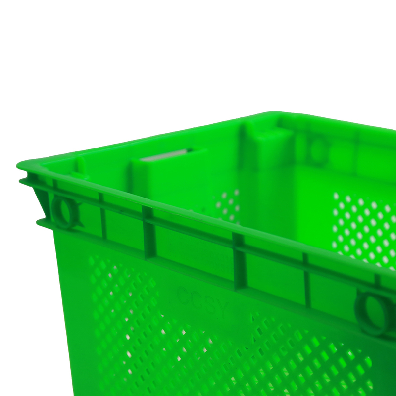 Caja de plástico apilable ampliamente utilizada