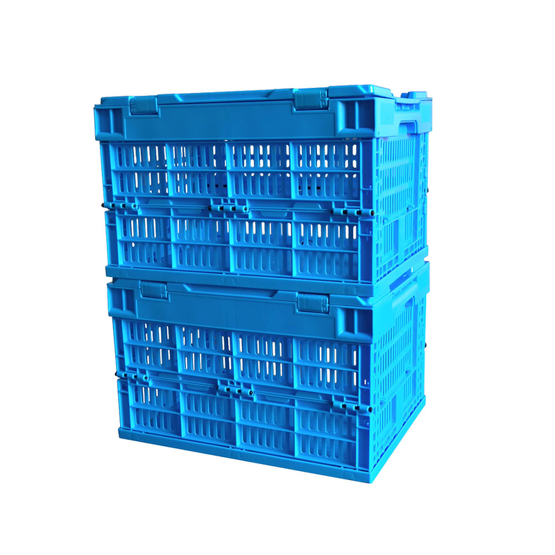 Caja de almacenamiento plegable grande de PP azul
