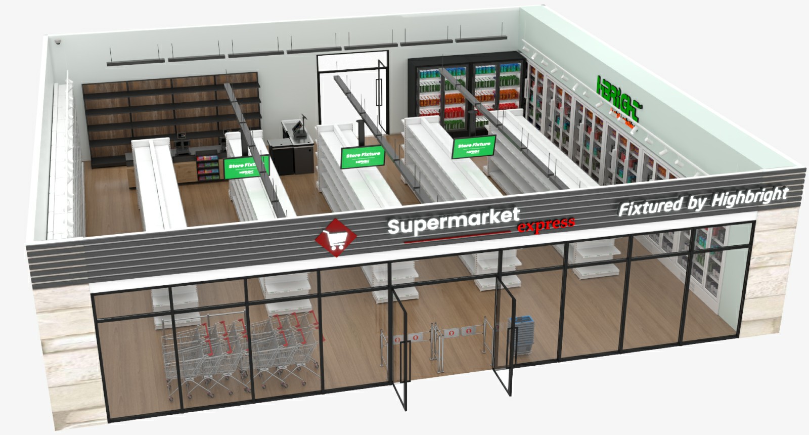 equipo de supermercado