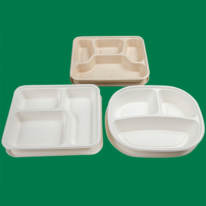 Caja de comida ecológica degradable