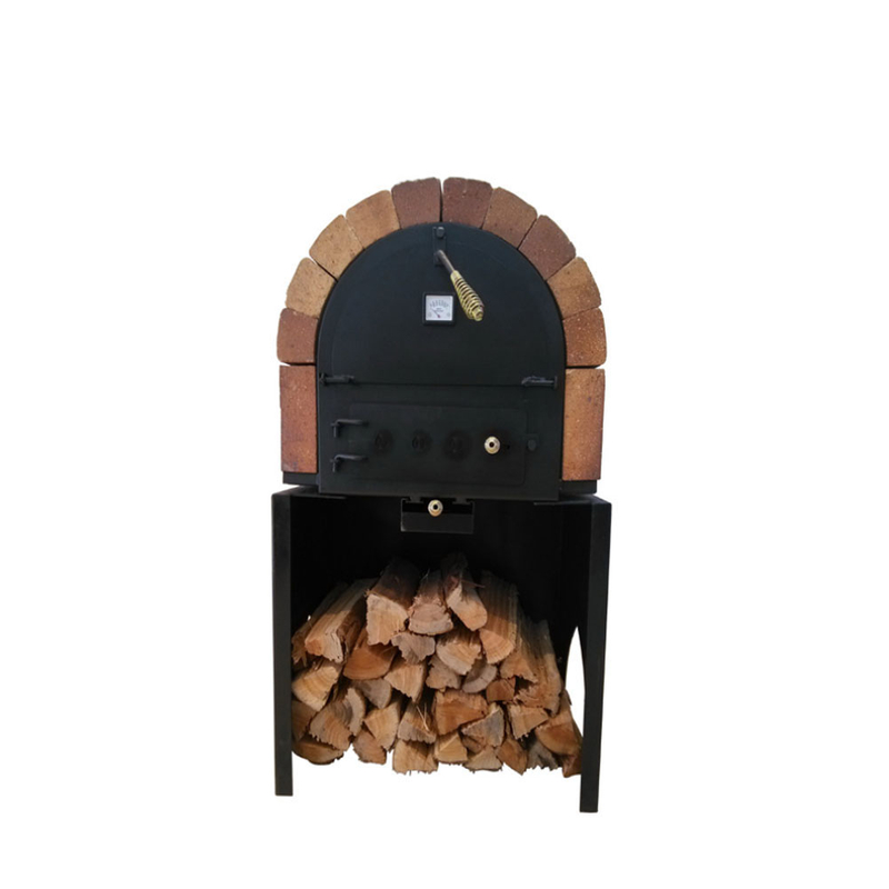 Horno de pizza de leña comercial