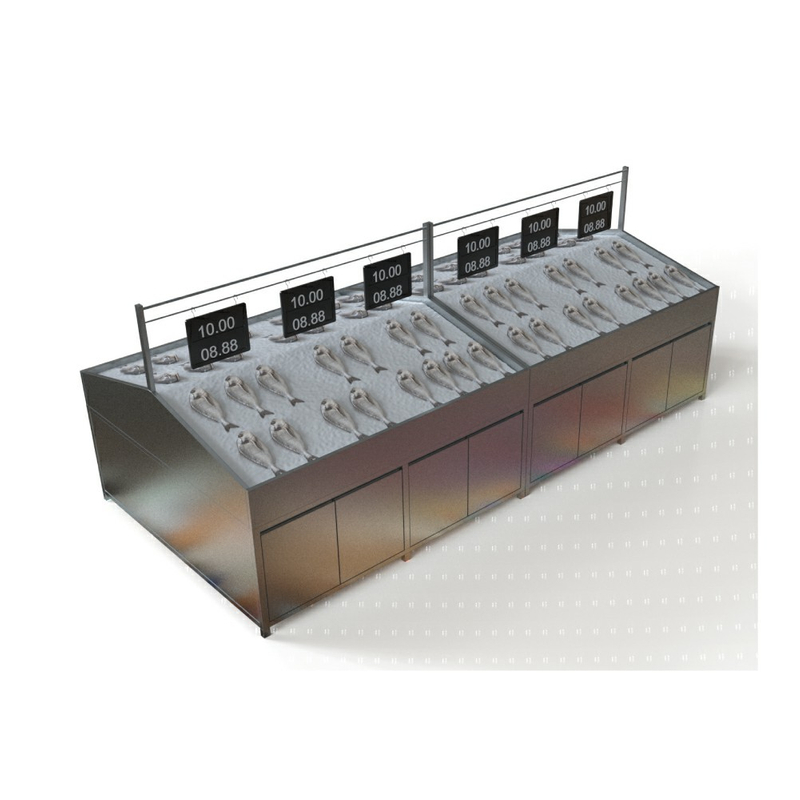 Mesa de hielo de acero inoxidable