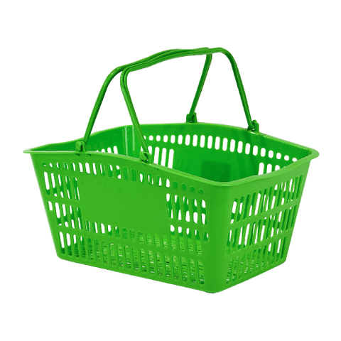 Cesta de compras de plástico de 14 litros para comestibles