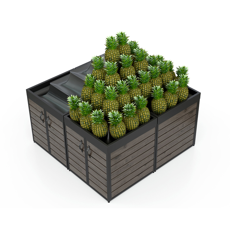 Contenedor de huerto de vegetales de múltiples capas