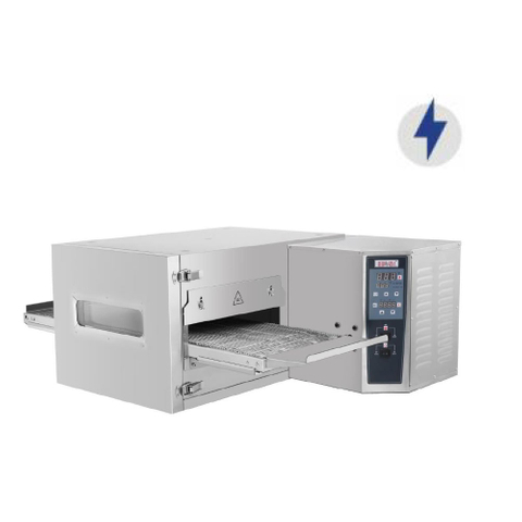 Horno de pizza con transportador eléctrico comercial de 220 V con controladores de temperatura independientes