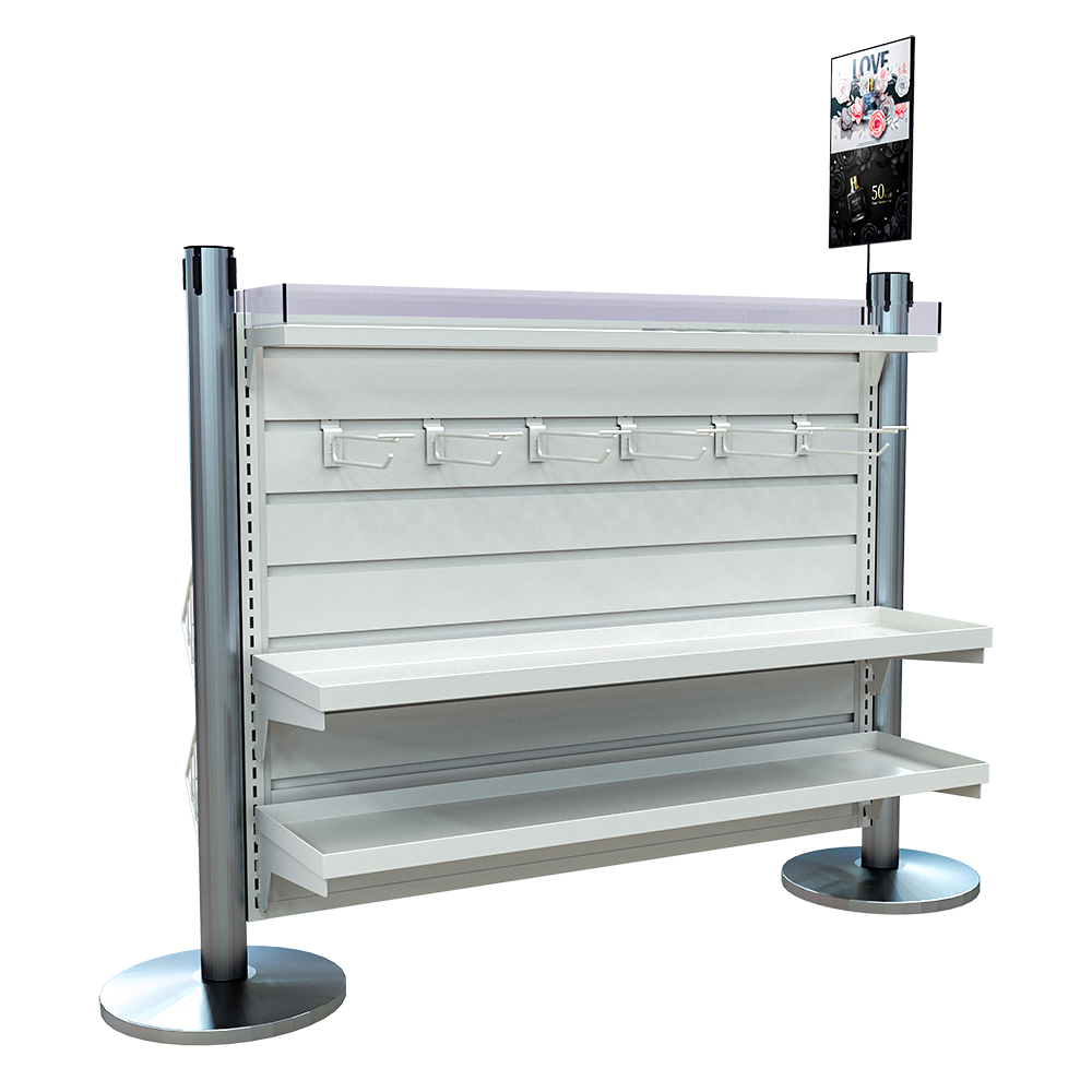 Estante de exhibición del sistema de comercialización en cola