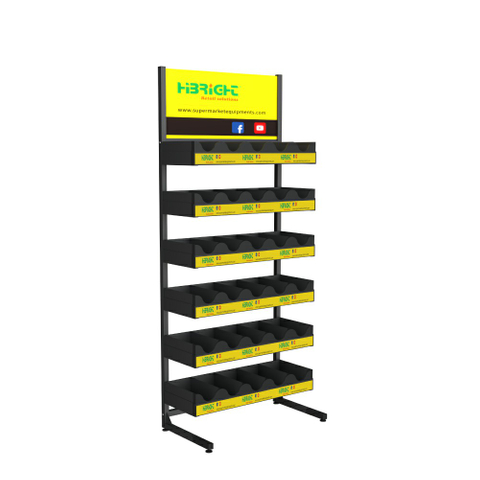 Estante de exhibición comercial para herramientas
