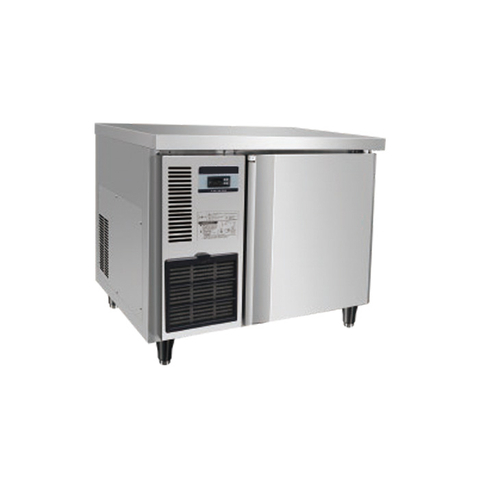 Refrigerador comercial bajo encimera con superficie plana