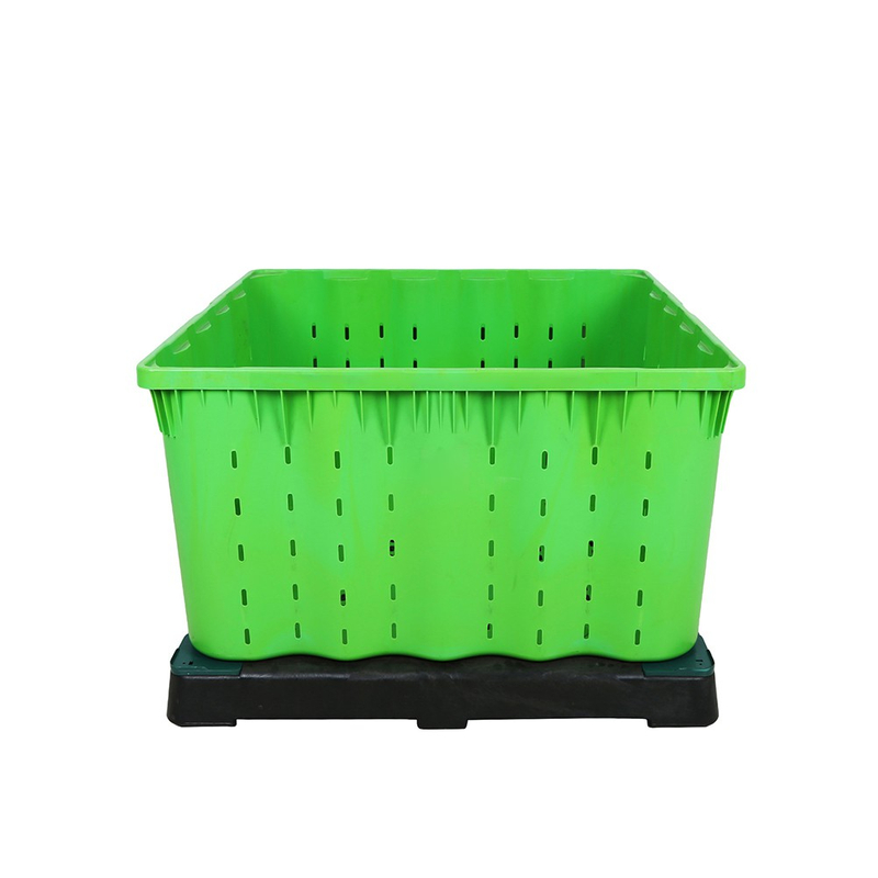 Caja de paletas de plástico apilable