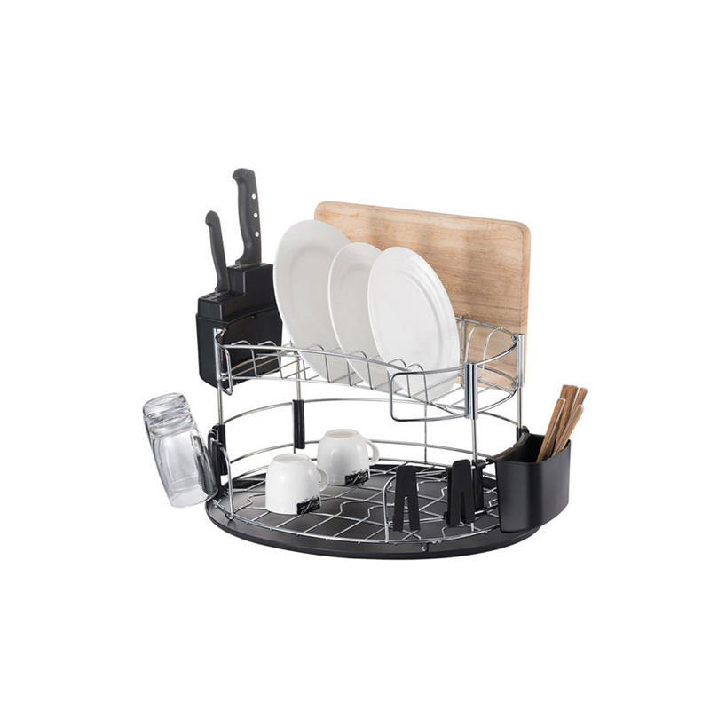 Rejilla para secar platos de cocina sobre fregaderos