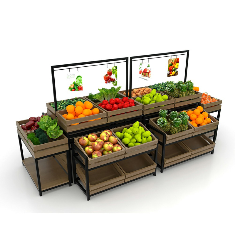 Soporte de exhibición de frutas de nuevo diseño 2020