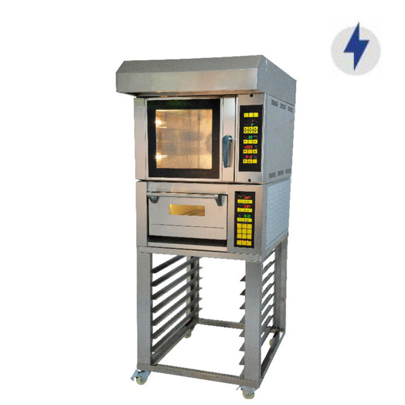 Horno eléctrico comercial de piso combinado para panadería