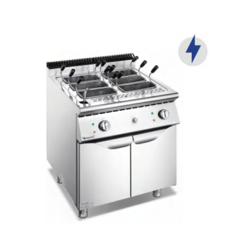 Cocedor de pasta eléctrico con mueble