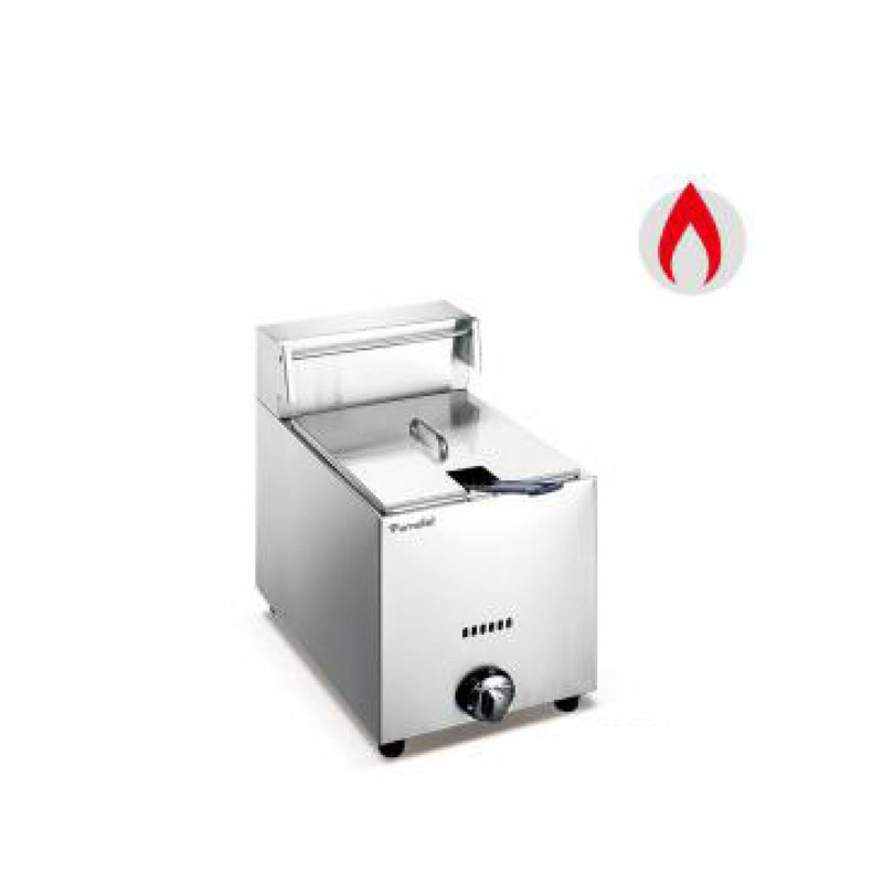 Freidora a gas comercial