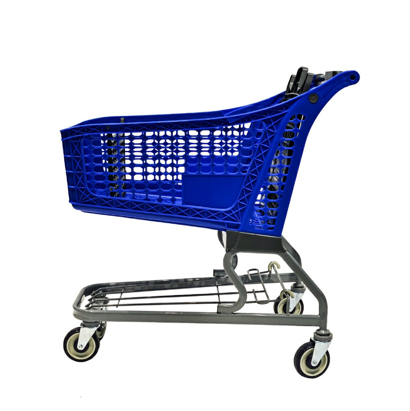 Carro de compras de plástico 130L
