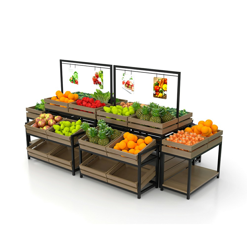 Soporte de exhibición de frutas de nuevo diseño 2020