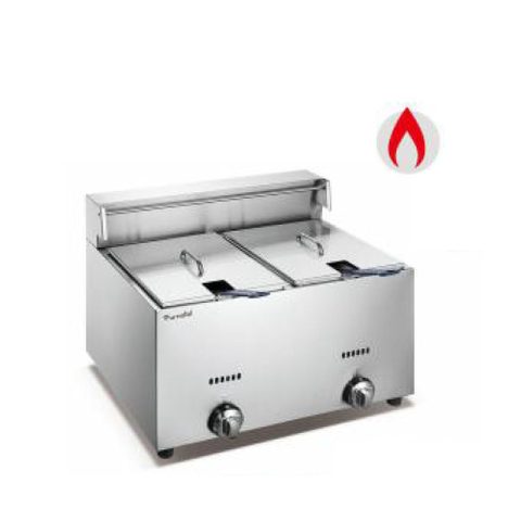 Freidora a gas comercial