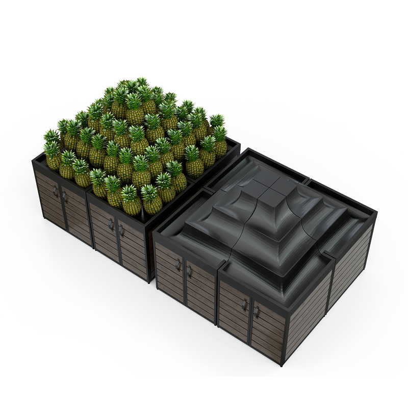 Contenedor de huerto de vegetales de múltiples capas