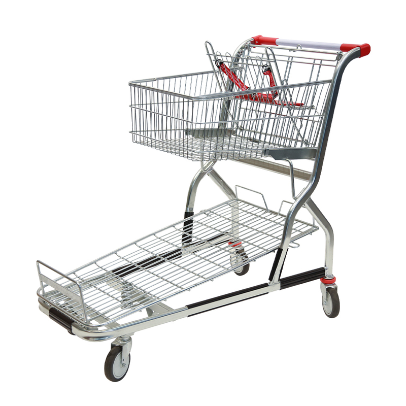Carro de almacén galvanizado