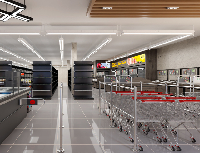 Estantes de supermercado a la venta en Kenia