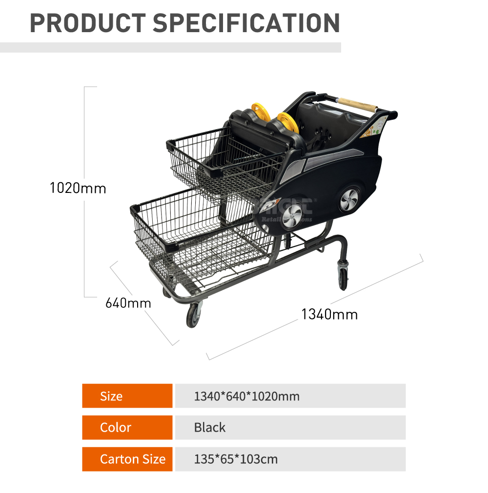 Carro de compras de pl&aacute;stico con asiento doble2