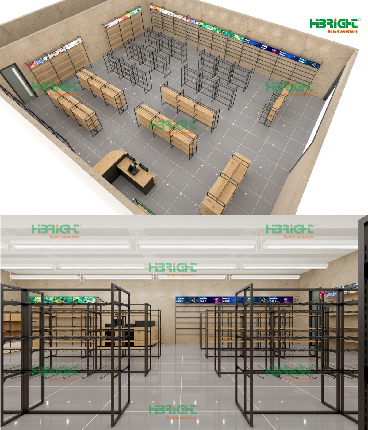 Equipos de exhibición para tiendas de accesorios para teléfonos en Malasia-04